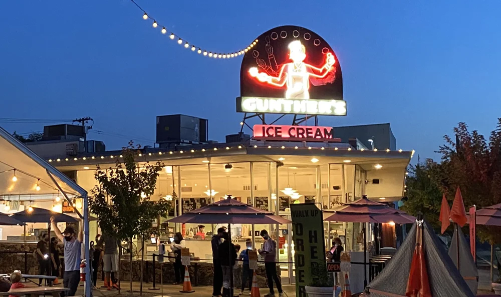 Gunther's Ice Cream in Sacramento